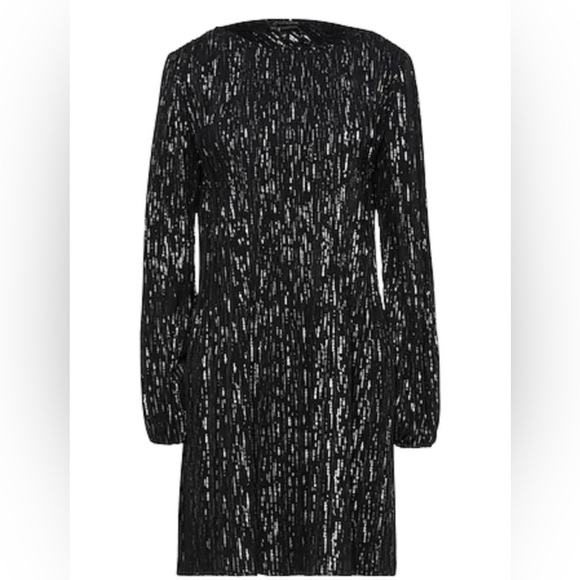 Maje Rocketa Plisse-Crepe Mini Dress - Picture 7 of 12